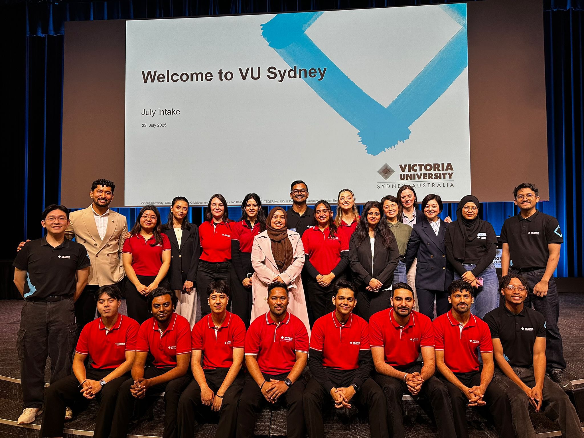 Student Representative Group volunteers at VU Sydney